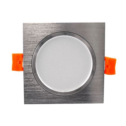 LED suspended ceiling light VENUS LED/7W/230V silver angular