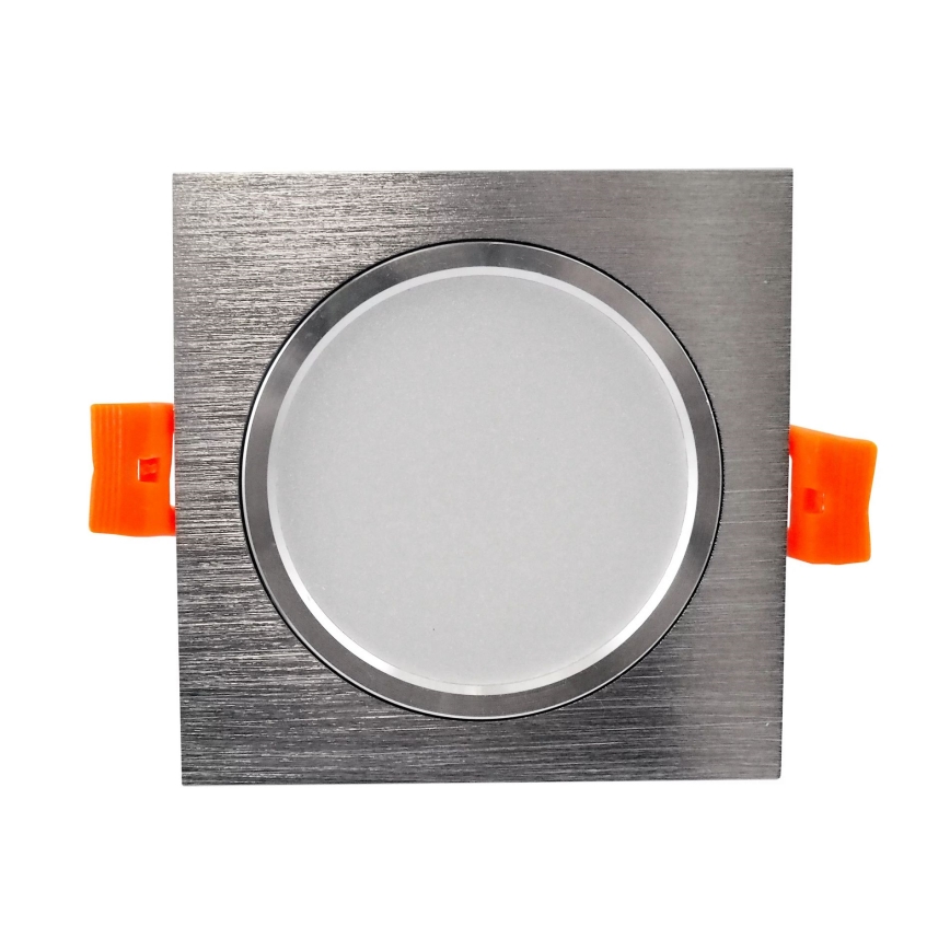 LED suspended ceiling light VENUS LED/7W/230V silver angular