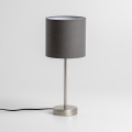 LED Table Lamp 1x E14 (5W, 230V) — Grey / Matte Chrome