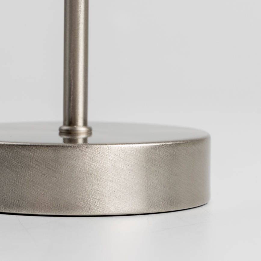 LED Table Lamp 1x E14 (5W, 230V) — Grey / Matte Chrome