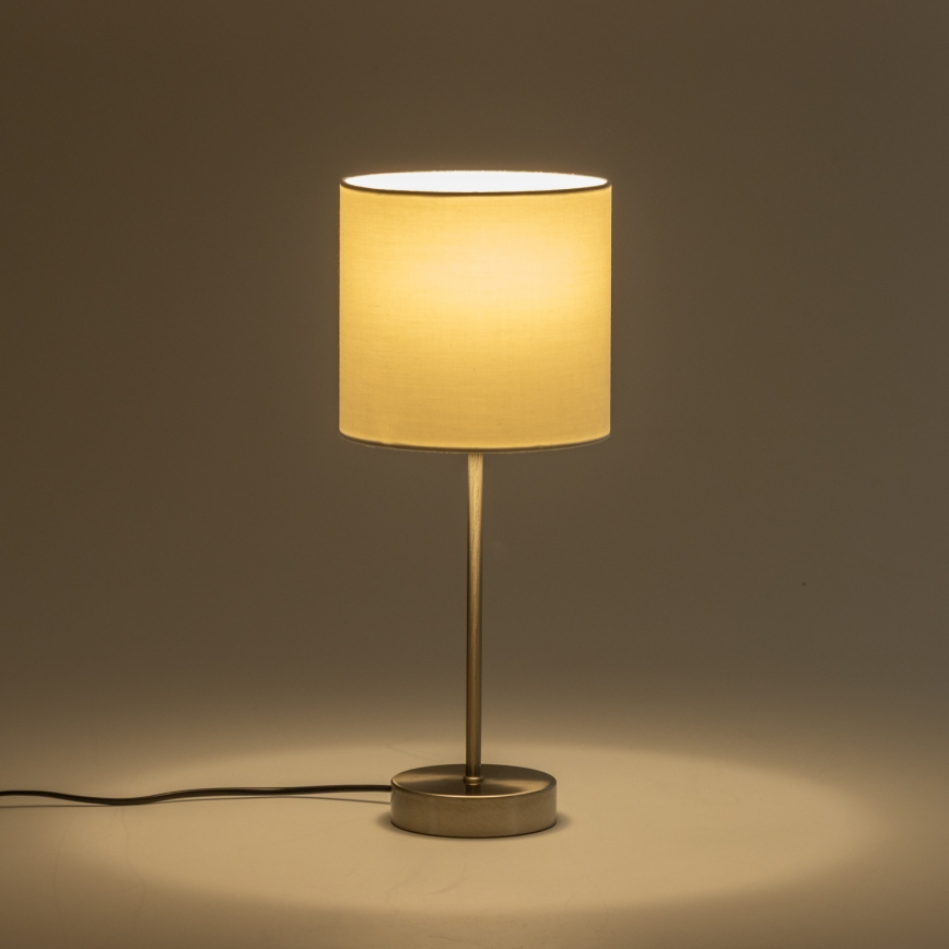 LED Table Lamp 1xE14/5W/230V White/Matte Chrome