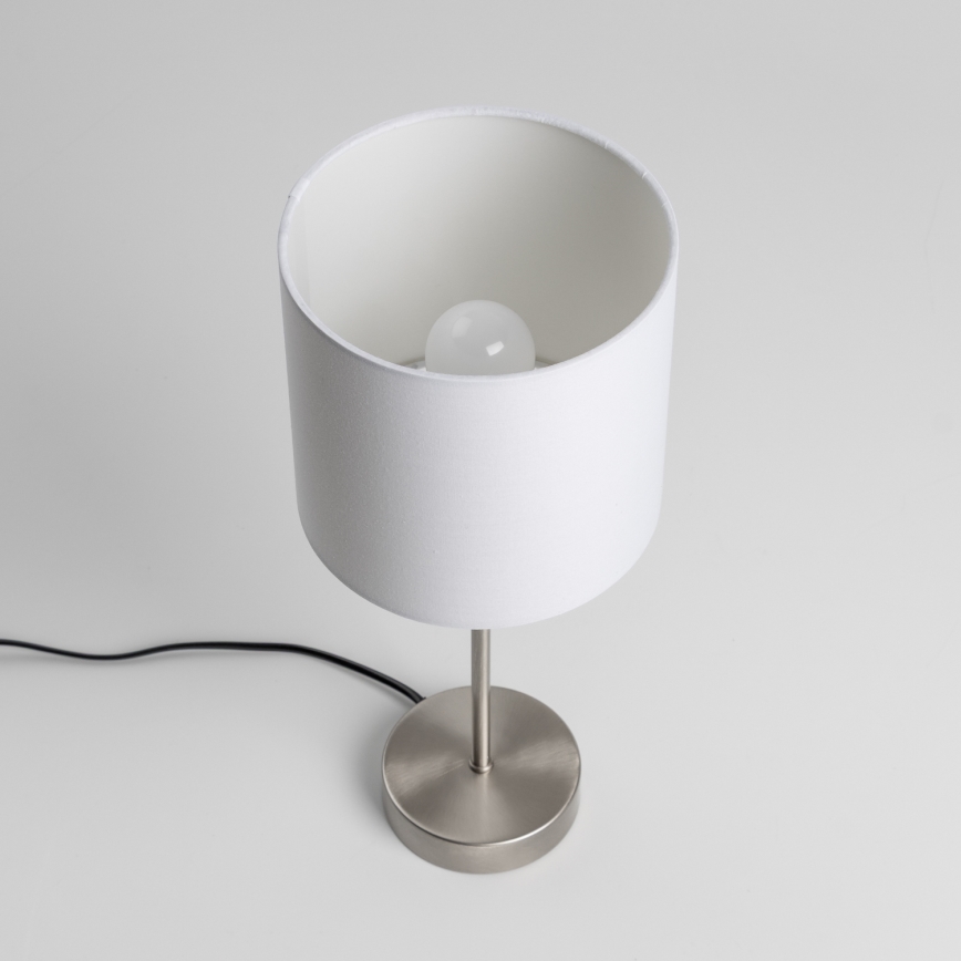 LED Table Lamp 1xE14/5W/230V White/Matte Chrome