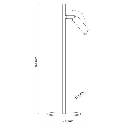 LED Table lamp LAGOS 1xG9/6W/230V 4000K white