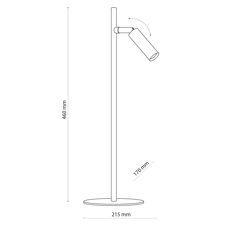 LED Table lamp LAGOS 1xG9/6W/230V 4000K white