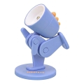 LED Table Lamp LED/0.06W/3xLR41 Dinosaur Blue