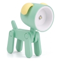 LED Table Lamp LED/0.06W/3xLR41 Dog, Green