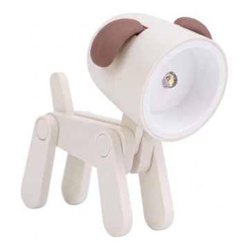 LED Table Lamp LED/0,06W/3xLR41 dog, white