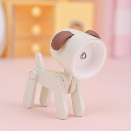 LED Table Lamp LED/0,06W/3xLR41 dog, white