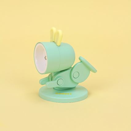LED Table Lamp LED/0.06W/3xLR41 Rabbit, Green