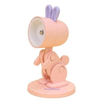 LED Table Lamp LED/0,06W/3xLR41 Rabbit Pink
