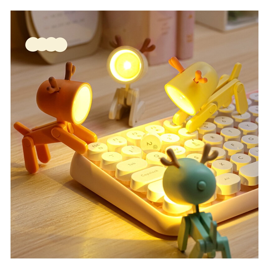 LED table lamp LED/0,06W/3xLR41 sob orange