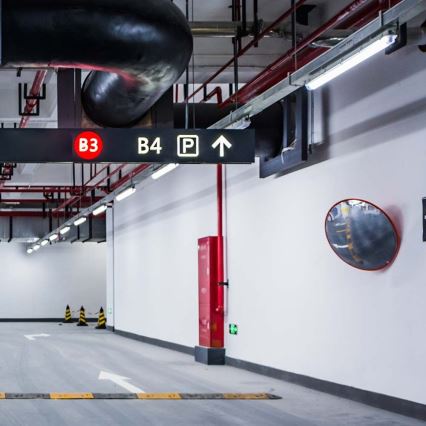 LED technical linear fixture with motion and dusk sensor, LED/48W/230V, IP65, 6500K, 150 cm
