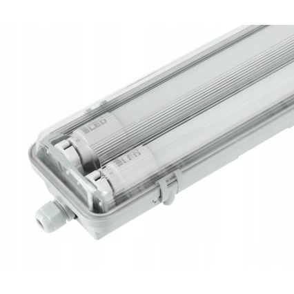 LED Technical T8 Batten Light 2xG13 / 10W / 230V / 6000K / 60 cm / IP65 / White