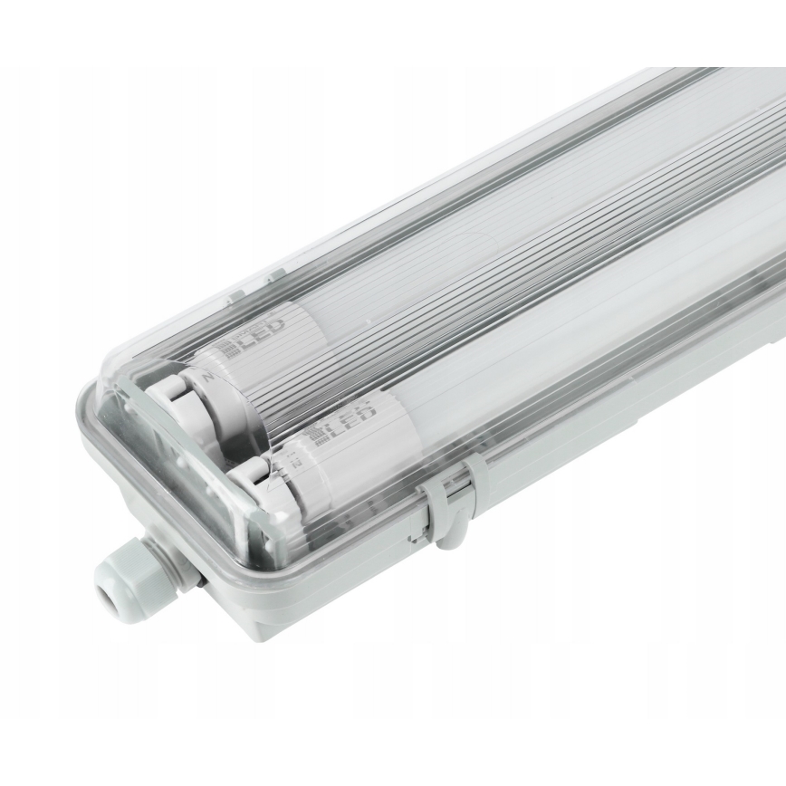 LED Technical T8 Batten Light 2xG13 / 10W / 230V / 6000K / 60 cm / IP65 / White