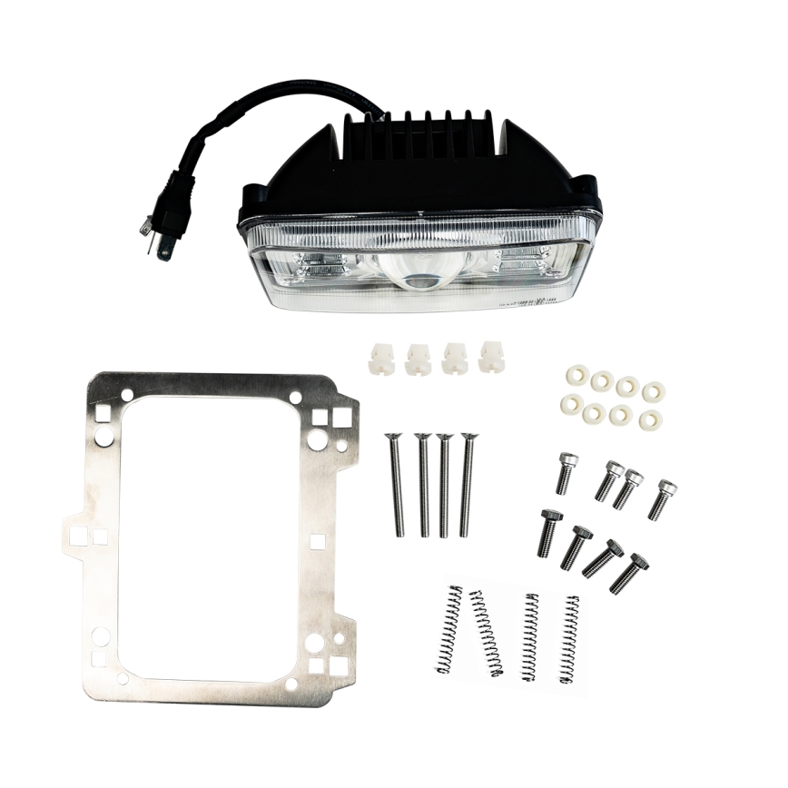 LED Tractor front light LED/69W/10-30V IP69 5700K rectangular