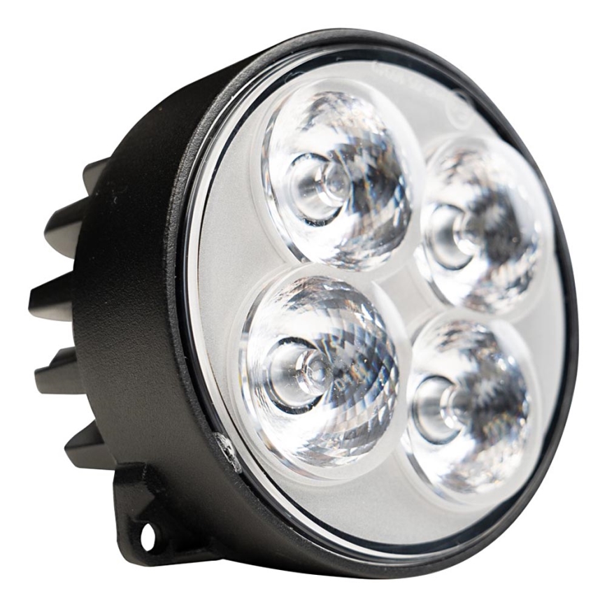 LED Tractor spotlight BLACK LED/20W/10-30V IP69 5700K round