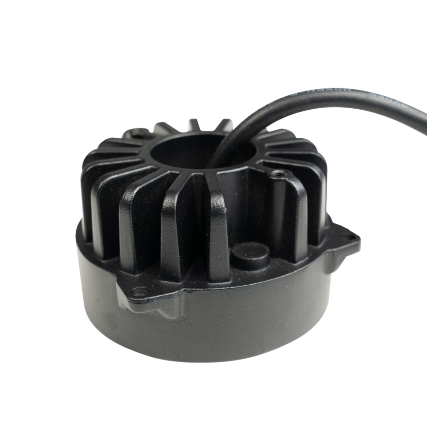 LED Tractor spotlight BLACK LED/20W/10-30V IP69 5700K round
