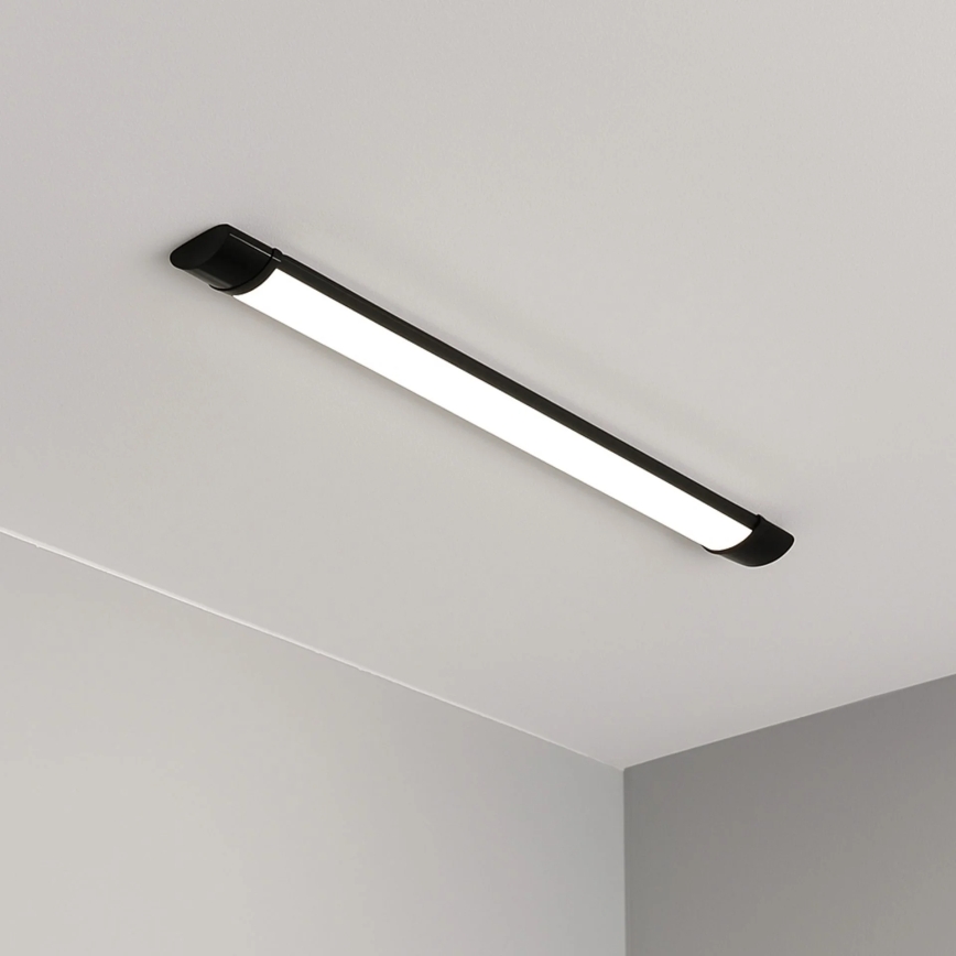 LED Tube Light Fixture LED/30W/230V 4000K 90 cm Black