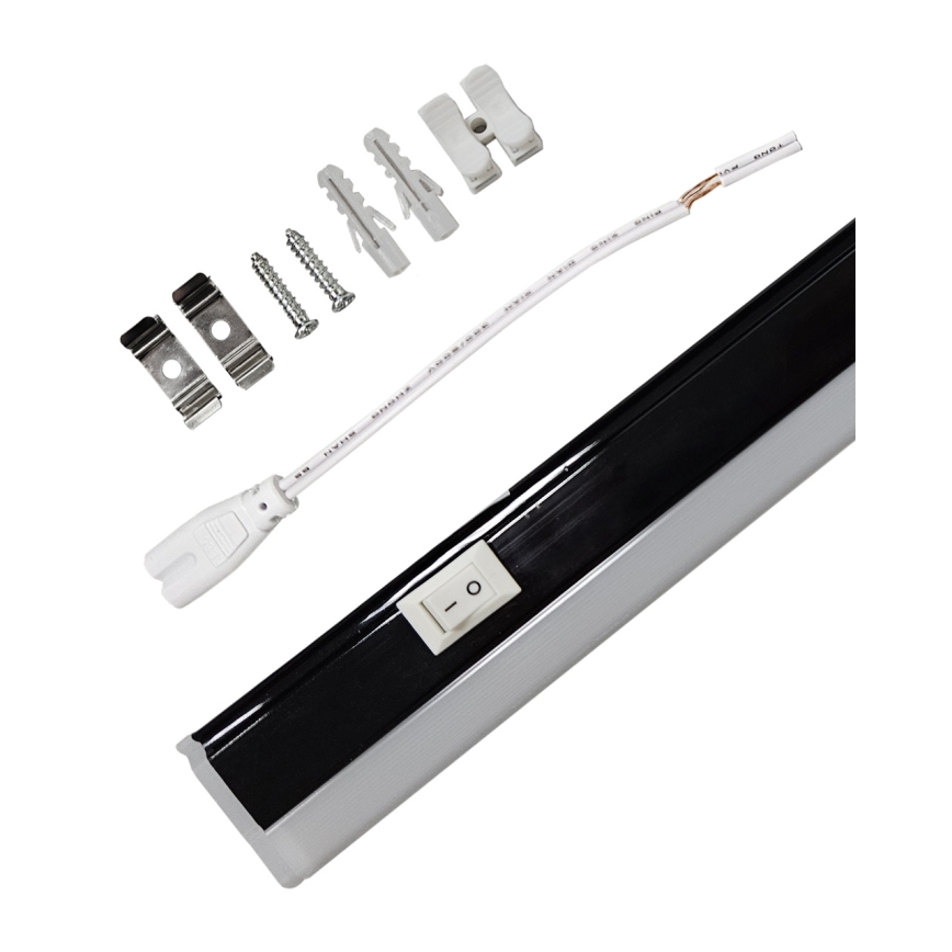 LED Under-Cabinet Light TUBE LED/9W/230V 60 cm Black
