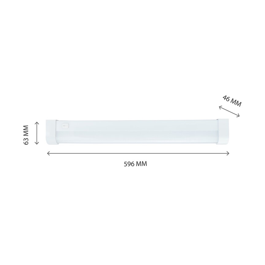 LED Under kitchen cabinet light AQUATICA LED/15W/230V 3000K IP44