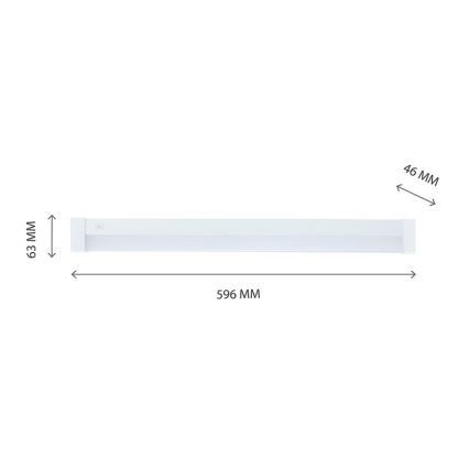LED Under kitchen cabinet light AQUATICA LED/15W/230V 6000K IP44