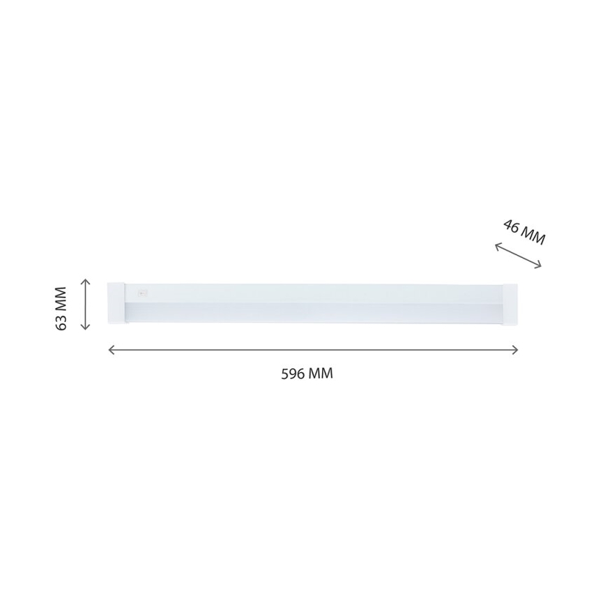 LED Under kitchen cabinet light AQUATICA LED/15W/230V 6000K IP44