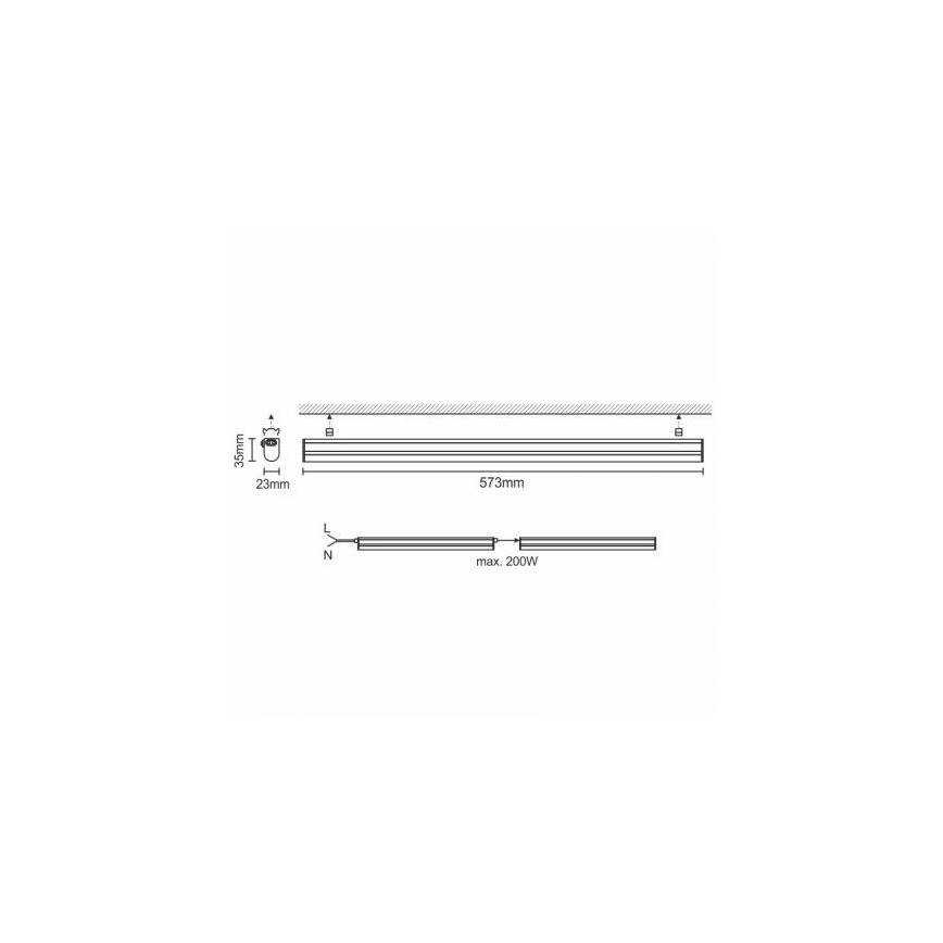 LED Under kitchen cabinet light LED/9W/230V 4000K