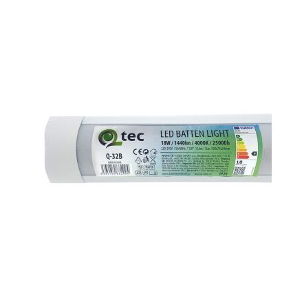LED Under kitchen cabinet light QTEC LED/18W/230V 60 cm white