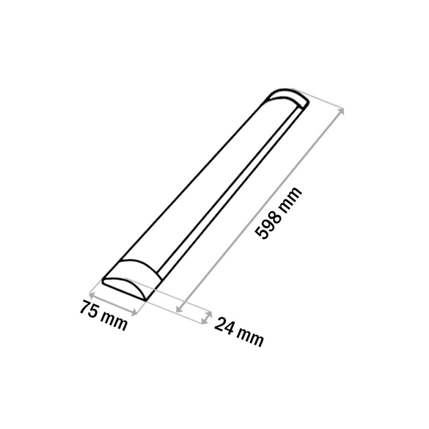 LED Under kitchen cabinet light QTEC LED/18W/230V 60 cm white