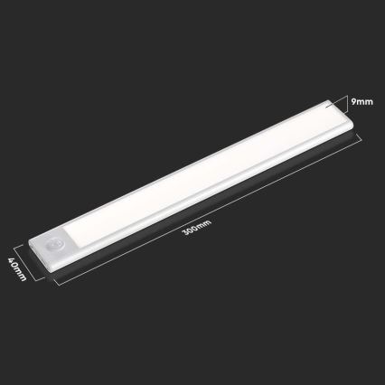 LED Under kitchen cabinet light with a sensor LED/1,5W/5V 3000K