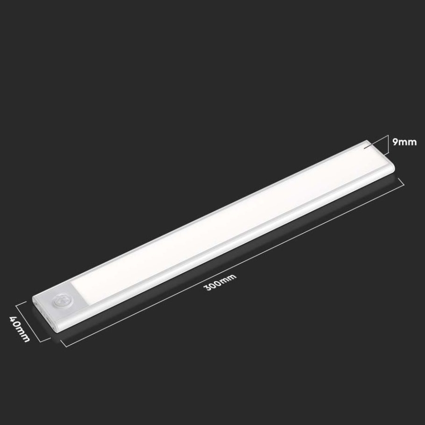 LED Under kitchen cabinet light with a sensor LED/1,5W/5V 4000K
