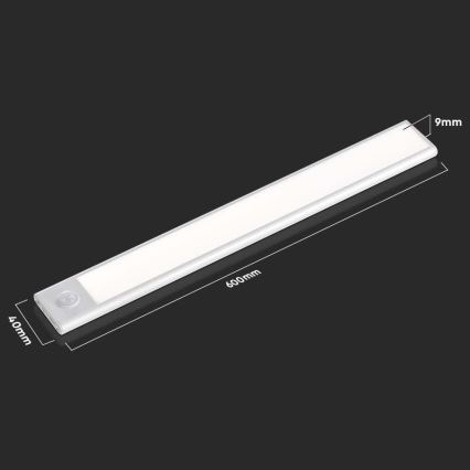 LED Under kitchen cabinet light with a sensor LED/2,5W/5V 4000K