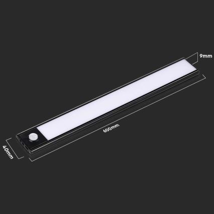 LED Under kitchen cabinet light with a sensor LED/2,5W/5V 4000K