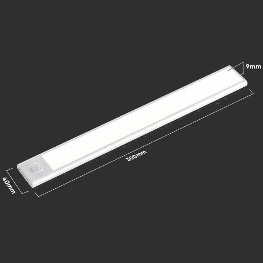 LED Under kitchen cabinet light with sensor LED/1,5W/5V 1500 mAh 4000K
