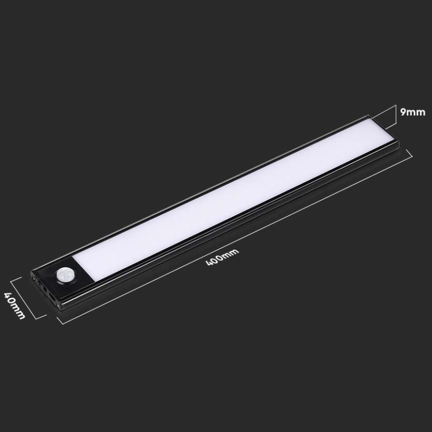 LED Under kitchen cabinet light with sensor LED/2W/5V 2200 mAh 3000K
