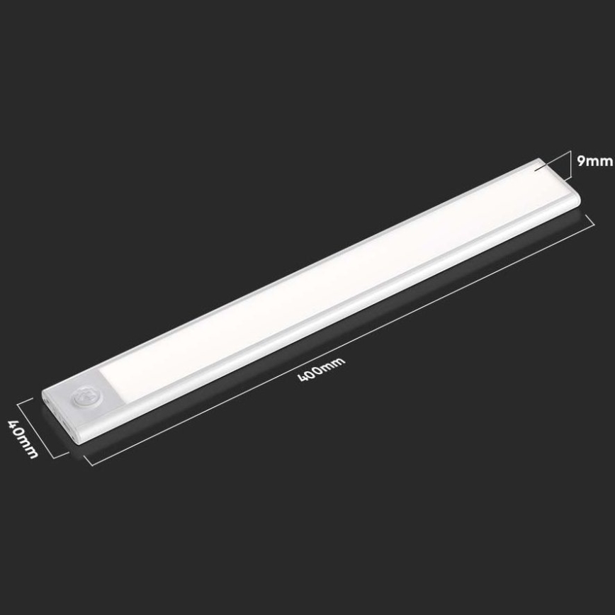 LED Under kitchen cabinet light with sensor LED/2W/5V 4000K 2200 mAh