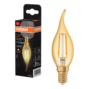 LED Vintage Filament Bulb E14/1.5W/230V 2400K - Osram