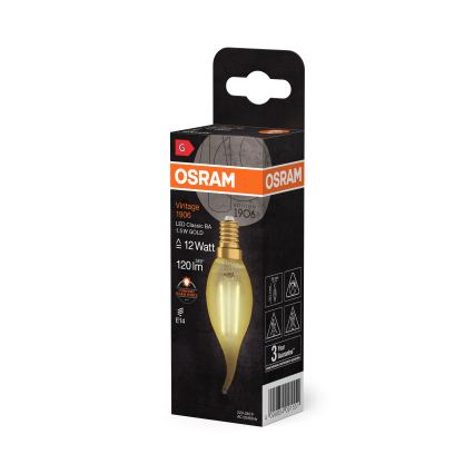 LED Vintage Filament Bulb E14/1.5W/230V 2400K - Osram