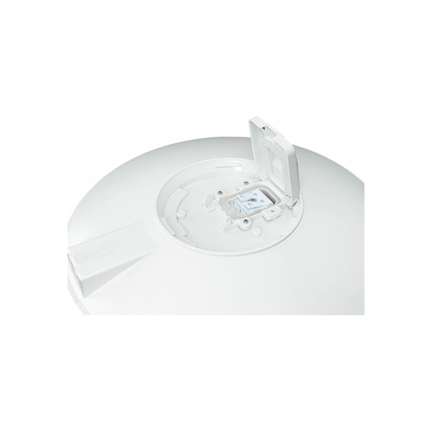 LED VISTA Outdoor Ceiling Light with Sensor, 15W/230V, Ø 26 cm, IP54, White