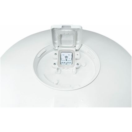 LED VISTA Outdoor Ceiling Light with Sensor, 15W/230V, Ø 26 cm, IP54, White