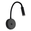 LED Wall lamp with USB port LAGOS 1xG9/3W/5V 4000K black