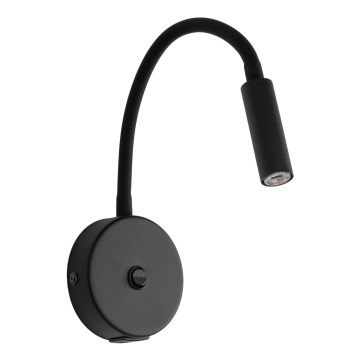 LED Wall lamp with USB port LAGOS 1xG9/3W/5V 4000K black