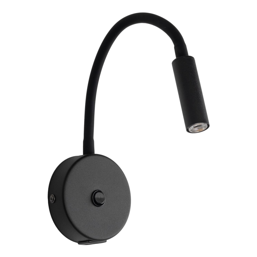 LED Wall lamp with USB port LAGOS 1xG9/3W/5V 4000K black