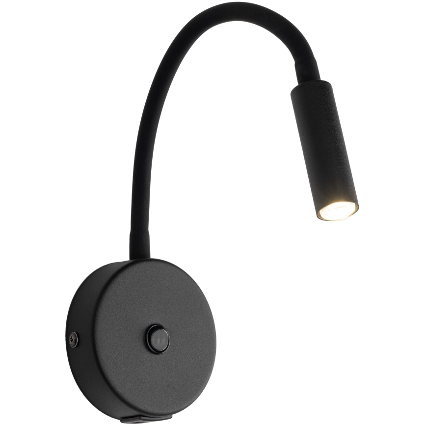 LED Wall lamp with USB port LAGOS 1xG9/3W/5V 4000K black