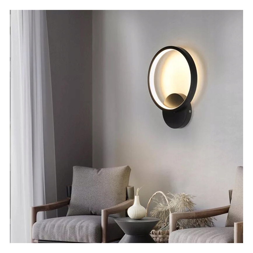 LED Wall Light 14W/230V, Black