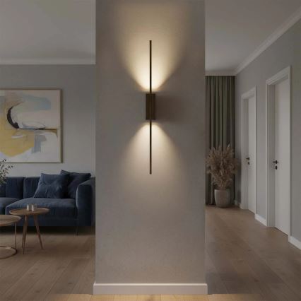 LED Wall Light AISHA LED/12W/230V 4000K 80 cm black