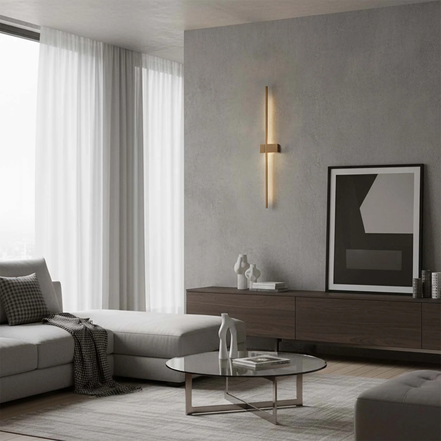 LED Wall Light AISHA LED/12W/230V/4000K Gold