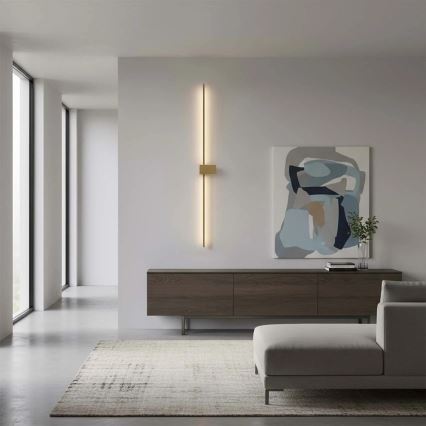 LED Wall Light AISHA LED/20W/230V 4000K 120 cm Gold