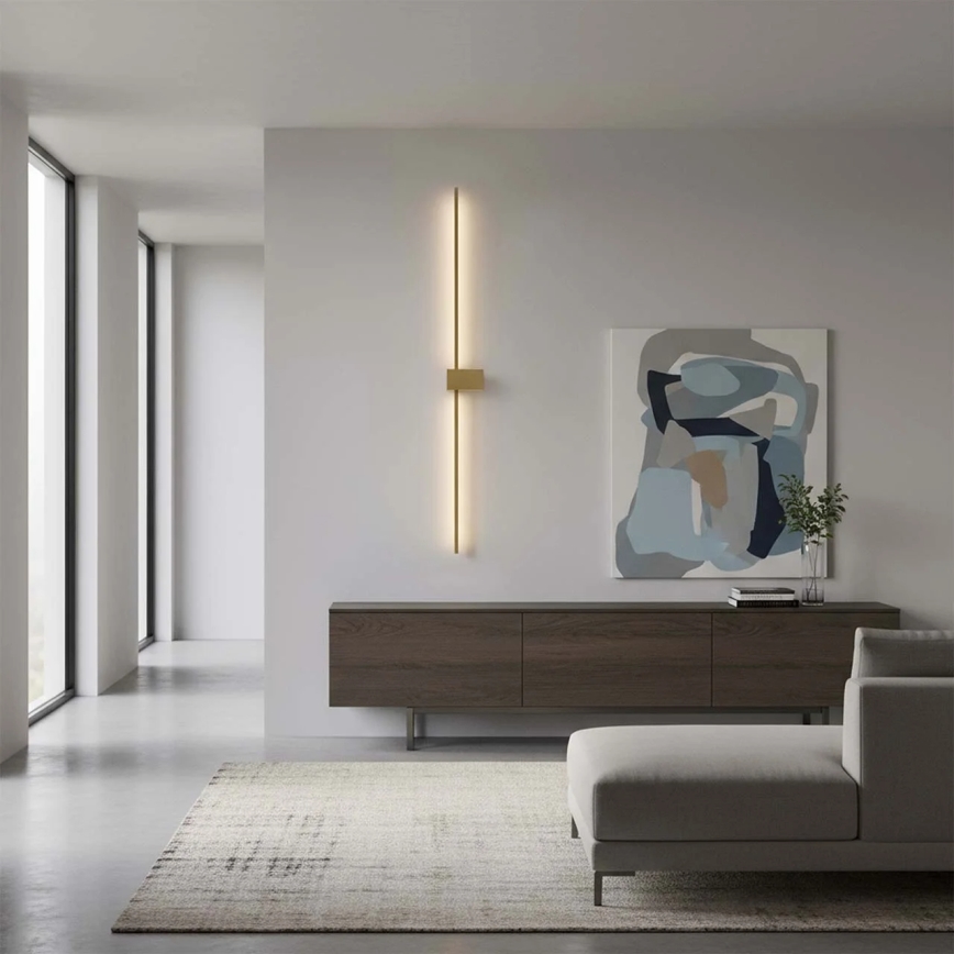 LED Wall Light AISHA LED/20W/230V 4000K 120 cm Gold