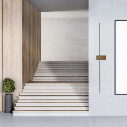 LED Wall Light AISHA LED/20W/230V 4000K 120 cm Gold